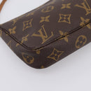 LOUIS VUITTON Monogram Pochette Accessoires Pouch M51980 LV Auth ki6907-11