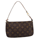 LOUIS VUITTON Monogram Pochette Accessoires Pouch M51980 LV Auth ki6907-2