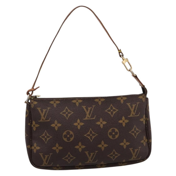 LOUIS VUITTON Monogram Pochette Accessoires Pouch M51980 LV Auth ki6907