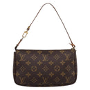 LOUIS VUITTON Monogram Pochette Accessoires Pouch M51980 LV Auth ki6907-3