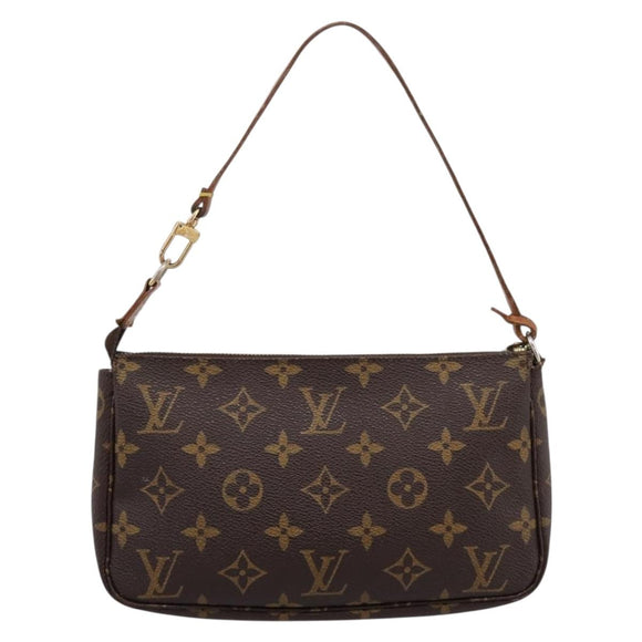 LOUIS VUITTON Monogram Pochette Accessoires Pouch M51980 LV Auth ki6907