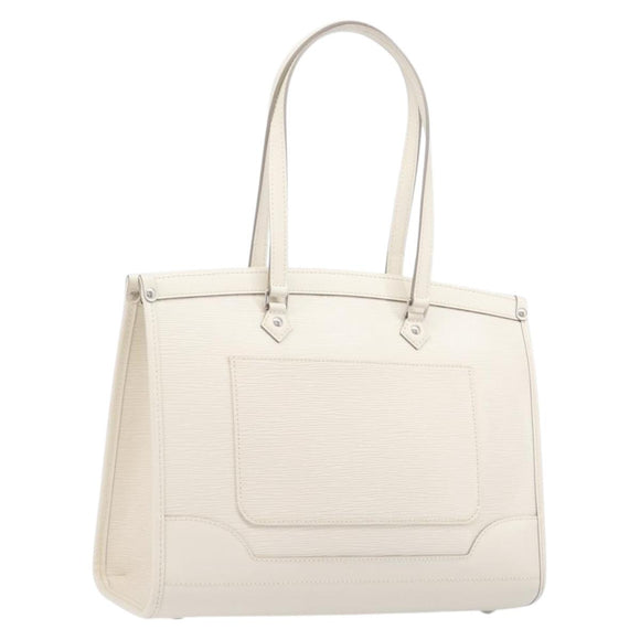 LOUIS VUITTON Epi Madeleine GM Hand Bag White M5934J LV Auth ki6910M