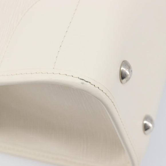 LOUIS VUITTON Epi Madeleine GM Hand Bag White M5934J LV Auth ki6910M