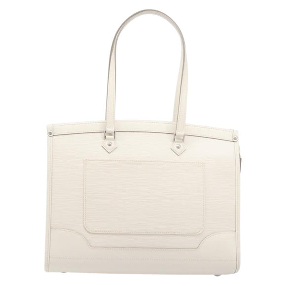 LOUIS VUITTON Epi Madeleine GM Hand Bag White M5934J LV Auth ki6910M