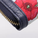 GUCCI Japan's 50th Anniversary Flower Pattern Wallet Canvas 356708 Auth ki6912M-13