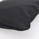 PRADA Shoulder Bag Nylon Black Silver Auth ki6913A-12