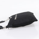 PRADA Shoulder Bag Nylon Black Silver Auth ki6913A-4