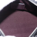 Coach Lacy Boston Bag Leather 2way Black Silver Auth ki6917A-23