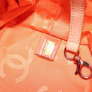 CHANEL Cambon Line Tote Bag Leather Beige Silver CC Auth ki6919SAM-22