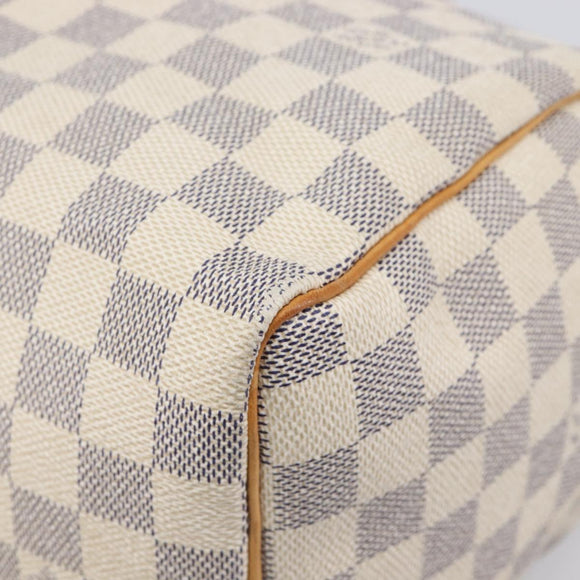 LOUIS VUITTON Damier Azur Speedy 25 Hand Bag N41534 LV Auth ki6927V