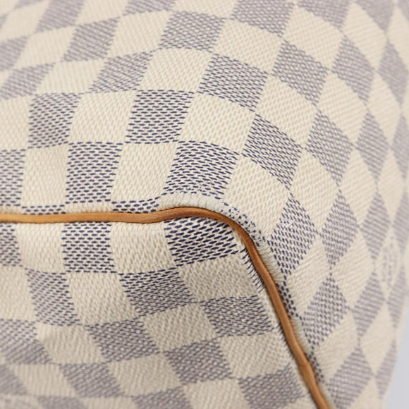 LOUIS VUITTON Damier Azur Speedy 25 Hand Bag N41534 LV Auth ki6927V