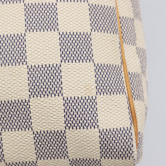 LOUIS VUITTON Damier Azur Speedy 25 Hand Bag N41534 LV Auth ki6927V
