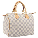 LOUIS VUITTON Damier Azur Speedy 25 Hand Bag N41534 LV Auth ki6927V-1