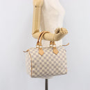 LOUIS VUITTON Damier Azur Speedy 25 Hand Bag N41534 LV Auth ki6927V-25