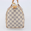 LOUIS VUITTON Damier Azur Speedy 25 Hand Bag N41534 LV Auth ki6927V-4