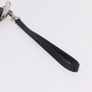 FENDI Zucca Canvas Clutch Bag PVC Black Silver 7N0100 Auth ki6931V-7