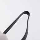 FENDI Zucca Canvas Clutch Bag PVC Black Silver 7N0100 Auth ki6931V-8