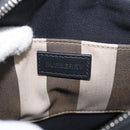 BURBERRY Nova Check Shoulder Bag Canvas Beige Black Auth ki6938M-16