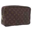 LOUIS VUITTON Monogram Trousse Toilette 28 Clutch Bag M47522 LV Auth ki6941V-1