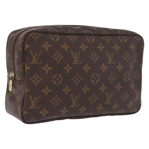 LOUIS VUITTON Monogram Trousse Toilette 28 Clutch Bag M47522 LV Auth ki6941V