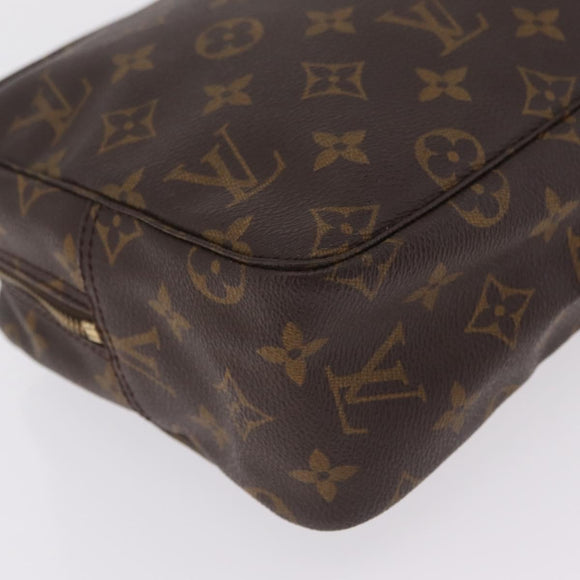 LOUIS VUITTON Monogram Trousse Toilette 28 Clutch Bag M47522 LV Auth ki6941V