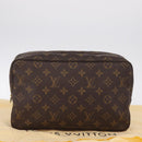 LOUIS VUITTON Monogram Trousse Toilette 28 Clutch Bag M47522 LV Auth ki6941V-19