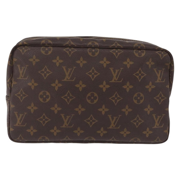 LOUIS VUITTON Monogram Trousse Toilette 28 Clutch Bag M47522 LV Auth ki6941V