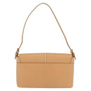 BURBERRY Nova Check Shoulder Bag Leather Beige Gold Tone Auth ki6943A-3