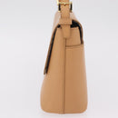 BURBERRY Nova Check Shoulder Bag Leather Beige Gold Tone Auth ki6943A-4
