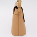 BURBERRY Nova Check Shoulder Bag Leather Beige Gold Tone Auth ki6943A-5