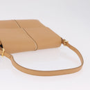 BURBERRY Nova Check Shoulder Bag Leather Beige Gold Tone Auth ki6943A-7