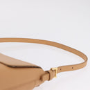 BURBERRY Nova Check Shoulder Bag Leather Beige Gold Tone Auth ki6943A-8