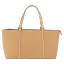 BURBERRY Nova Check Shoulder Bag Leather Beige Gold Tone Auth ki6944A-2