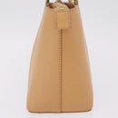 BURBERRY Nova Check Shoulder Bag Leather Beige Gold Tone Auth ki6944A-4