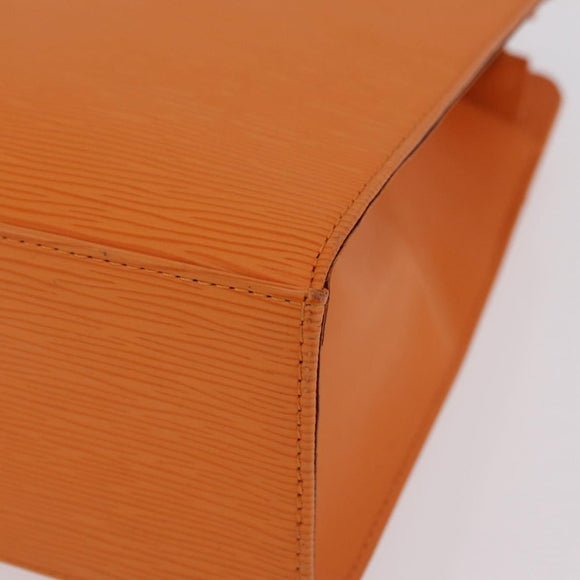 LOUIS VUITTON Epi Croisette PM Tote Bag Orange Mandarin M5249H LV Auth ki6947V