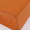 LOUIS VUITTON Epi Croisette PM Tote Bag Orange Mandarin M5249H LV Auth ki6947V-12