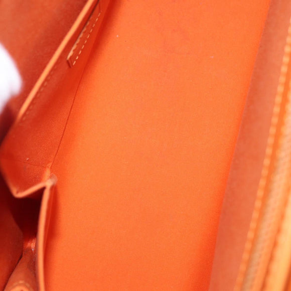 LOUIS VUITTON Epi Croisette PM Tote Bag Orange Mandarin M5249H LV Auth ki6947V
