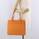 LOUIS VUITTON Epi Croisette PM Tote Bag Orange Mandarin M5249H LV Auth ki6947V-22