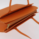 LOUIS VUITTON Epi Croisette PM Tote Bag Orange Mandarin M5249H LV Auth ki6947V-6