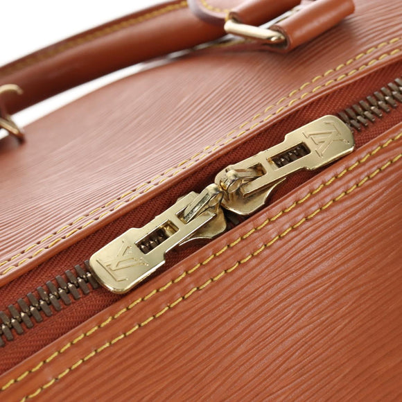 LOUIS VUITTON Epi Keepall 55 Boston Bag Zipangu Gold M42958 LV Auth ki6949V