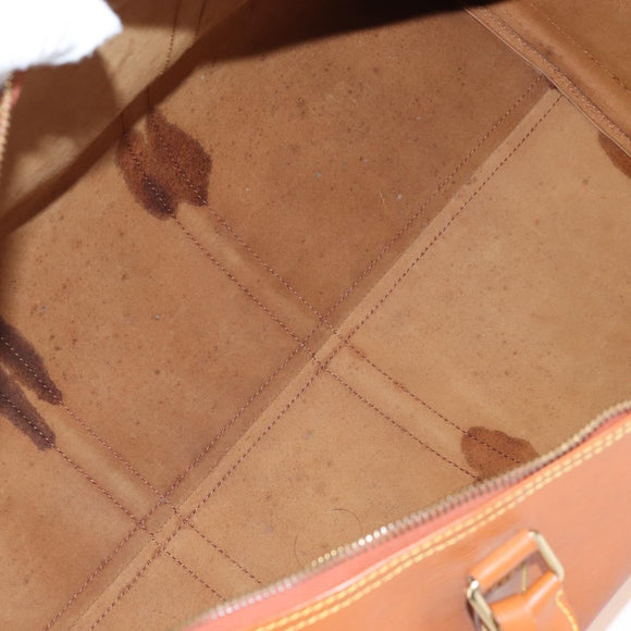 LOUIS VUITTON Epi Keepall 55 Boston Bag Zipangu Gold M42958 LV Auth ki6949V