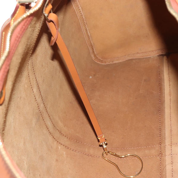 LOUIS VUITTON Epi Keepall 55 Boston Bag Zipangu Gold M42958 LV Auth ki6949V