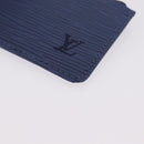 LOUIS VUITTON Epi Pochette Cles Coin Purse Blue Myrtille M6380G LV Auth ki6951V-11