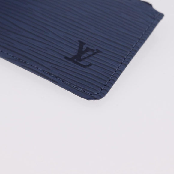 LOUIS VUITTON Epi Pochette Cles Coin Purse Blue Myrtille M6380G LV Auth ki6951V