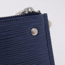 LOUIS VUITTON Epi Pochette Cles Coin Purse Blue Myrtille M6380G LV Auth ki6951V-14