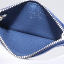 LOUIS VUITTON Epi Pochette Cles Coin Purse Blue Myrtille M6380G LV Auth ki6951V-17
