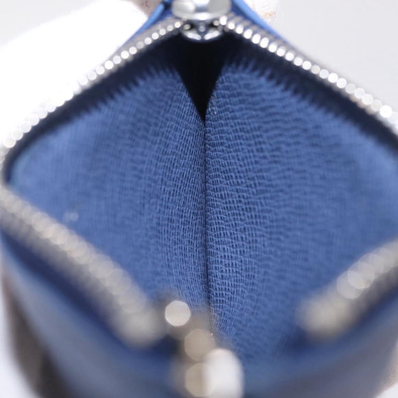 LOUIS VUITTON Epi Pochette Cles Coin Purse Blue Myrtille M6380G LV Auth ki6951V