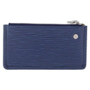 LOUIS VUITTON Epi Pochette Cles Coin Purse Blue Myrtille M6380G LV Auth ki6951V-3