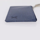 LOUIS VUITTON Epi Pochette Cles Coin Purse Blue Myrtille M6380G LV Auth ki6951V-4
