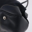 PRADA Boston Bag Nylon Navy Silver Auth ki6952V-13